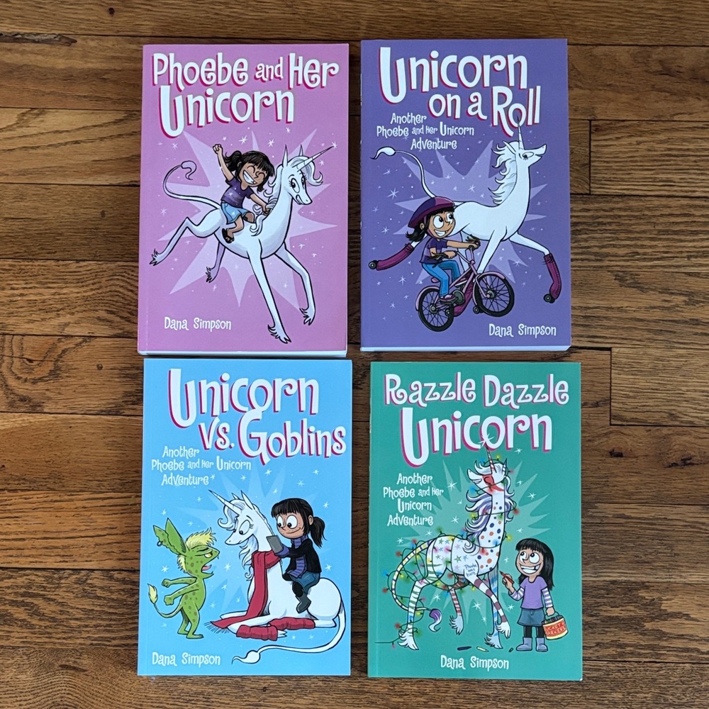Box Set of Books 1-4 Phoebe and her Unicorn Books